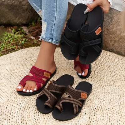 Casie - Sandalen aus perforiertem Mesh zum Hineinschlüpfen