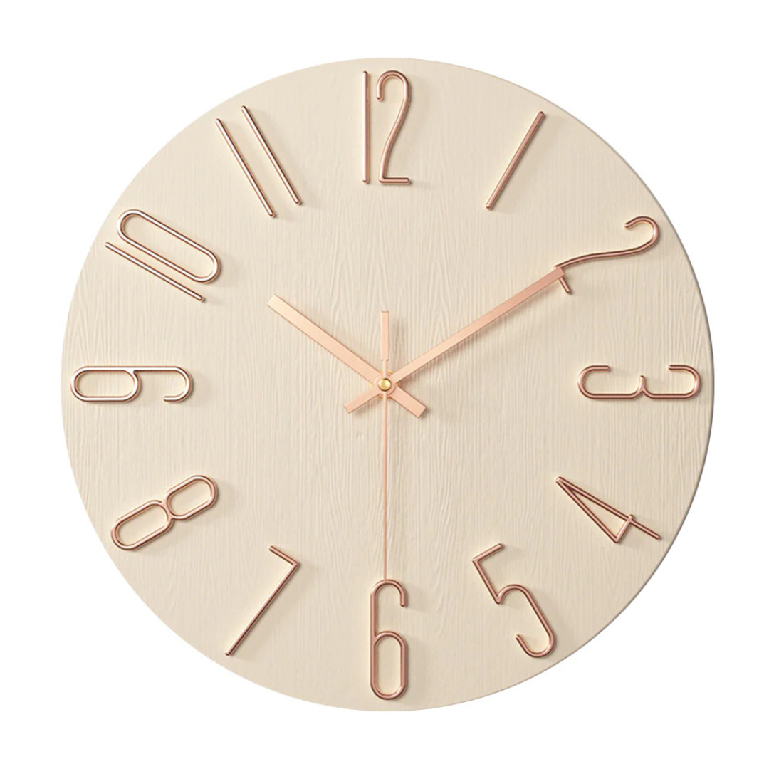 Noble - Moderne Wanduhr für das Wohnzimmer