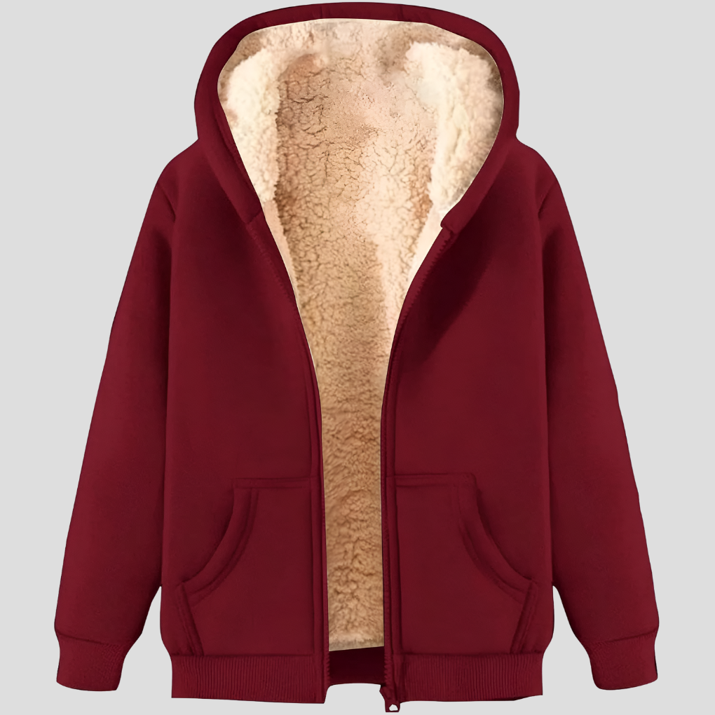 Warmer, mit Fleece gefütterter Winter-Hoodie für Männer