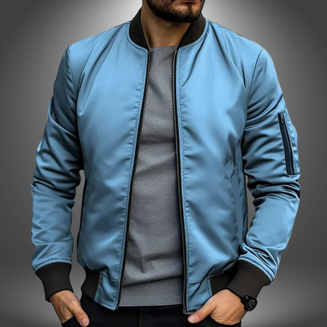 Leichte Bomberjacke für Männer - lässiger Windbreaker-Stil