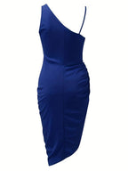 Opaline - Glamourös & Stilvoll Asymmetrisches Kleid, für Damen