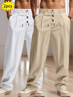 Entspanntes Luxus-Hosen-Set - Komfort und Stil ohne Kompromisse