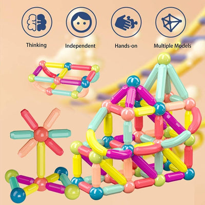 MagnaFun Blocks - Magnetisches Spielzeug für kreatives und pädagogisches Spielen