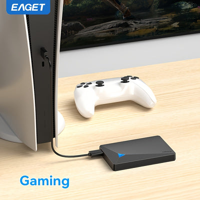 EAGET Bärbar extern hårddisk USB 3.0 (250 GB-4 TB, för bärbar dator, MacBook och PS5)