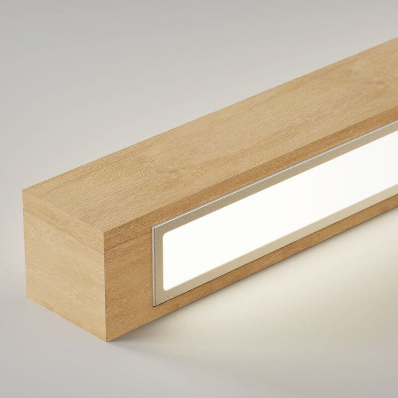 Apliques de pared minimalistas de madera LED