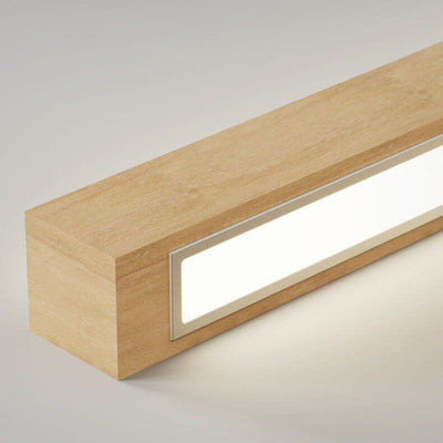 Apliques de pared minimalistas de madera LED
