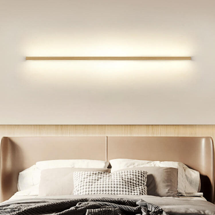 Apliques de pared minimalistas de madera LED