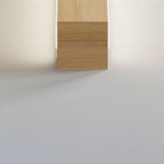 Apliques de pared minimalistas de madera LED