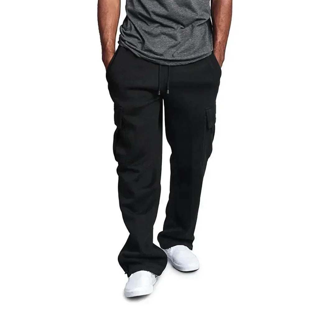 Ultrabequeme Herren-Cargo-Jogginghose aus Fleece