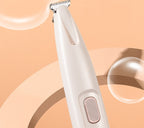 Wasserdichter Hunde- und Katzentrimmer mit LED-Licht und breiter Klinge aus rostfreiem Stahl