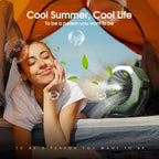 Tragbarer Nebel-Ventilator, 8-Zoll 10000Mah wiederaufladbarer batteriebetriebener Ventilator