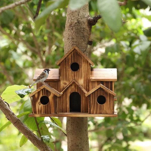 WillowNest Funktionales Vogelhaus aus Holz