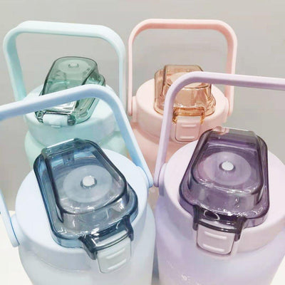 Motivations-Wasserflasche | 2L Umweltfreundlich
