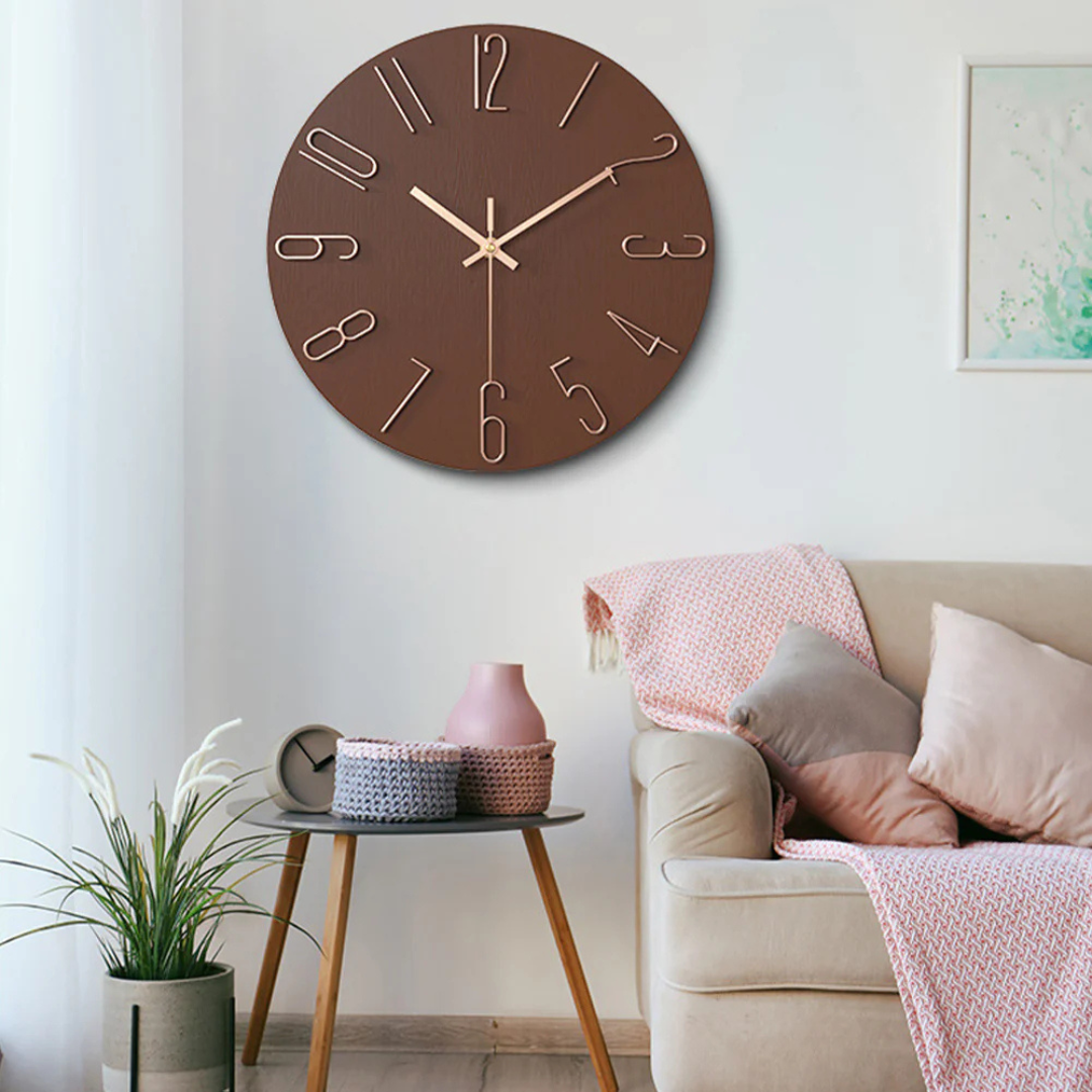 Noble - Moderne Wanduhr für das Wohnzimmer