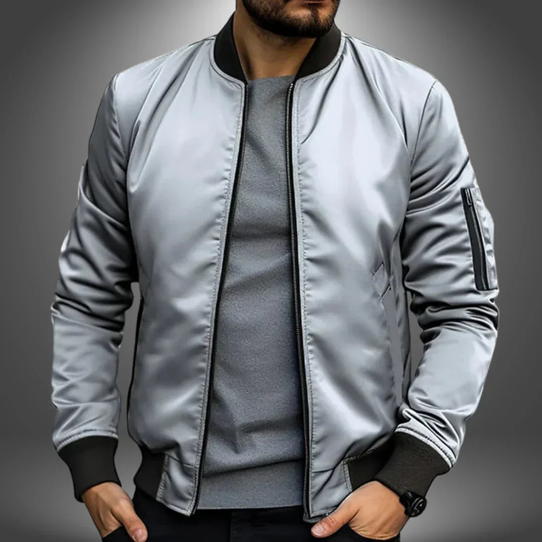 Leichte Bomberjacke für Männer - lässiger Windbreaker-Stil