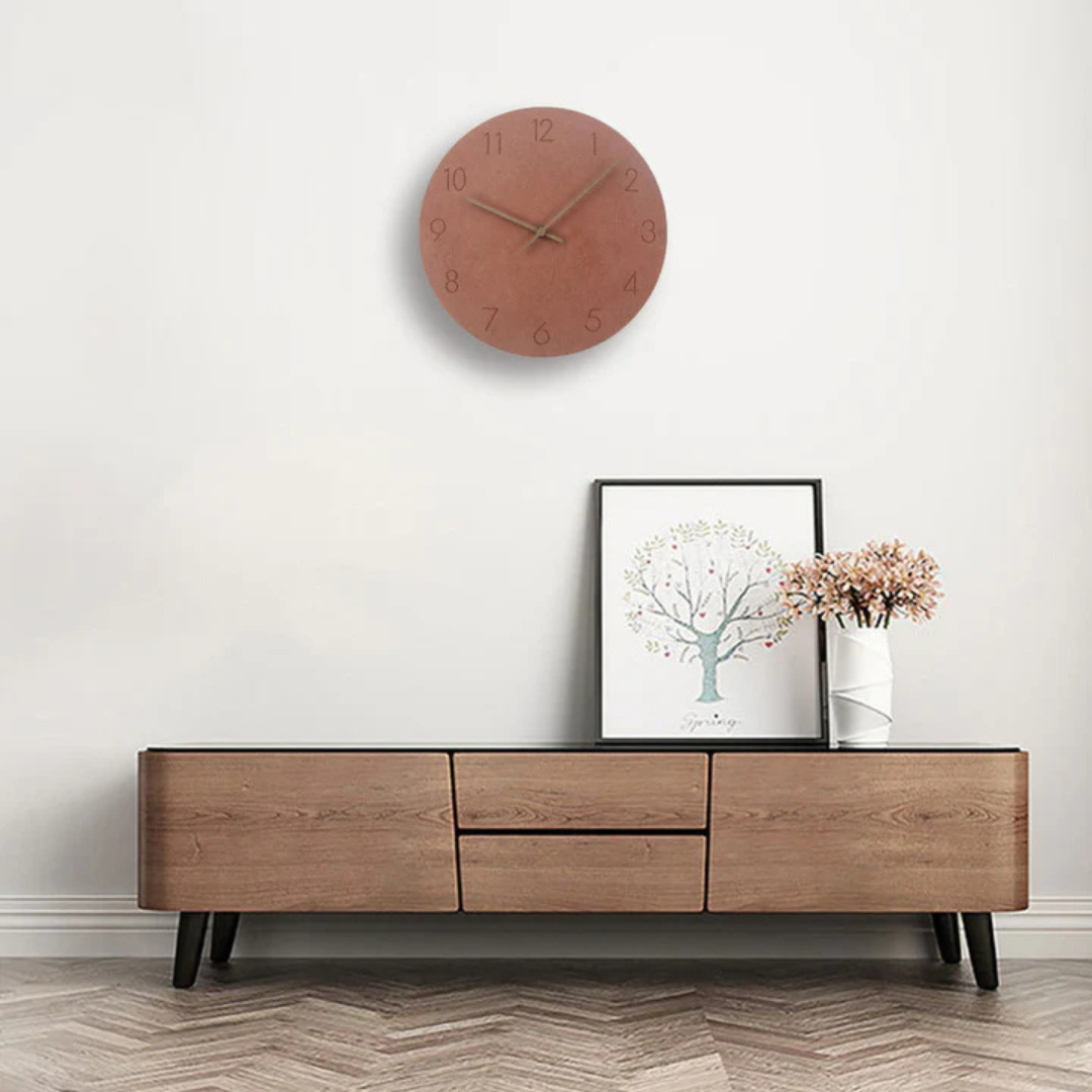 Nork - Minimalistische Wanduhr aus Holz