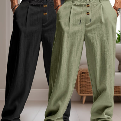 Entspanntes Luxus-Hosen-Set - Komfort und Stil ohne Kompromisse