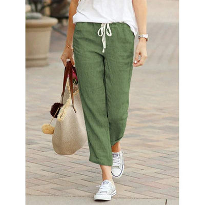 Freizeithose Damen locker 7/8 Länge atmungsaktiv Sommer