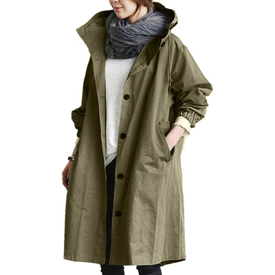 Corine | Stilvoller wasserdichter Damen-Regenmantel – Ideal für Frühling und Sommer