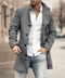 Langer, eleganter Trenchcoat für Männer