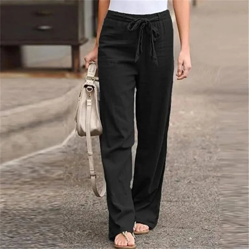 Ilnara - natürliche Textur-Stretch-Hose