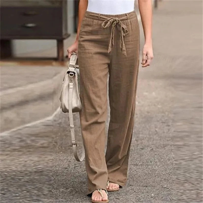 Ilnara - natürliche Textur-Stretch-Hose
