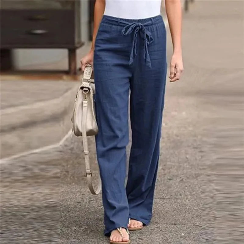Ilnara - natürliche Textur-Stretch-Hose