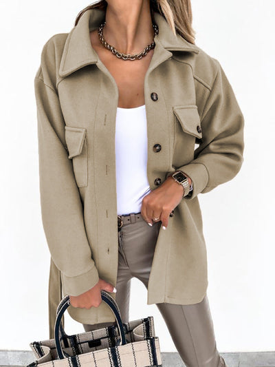 Elegante Freizeitjacke mit Reißverschluss und schlankem Schnitt - Damen