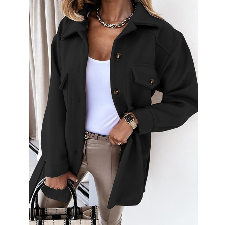 Elegante Freizeitjacke mit Reißverschluss und schlankem Schnitt - Damen