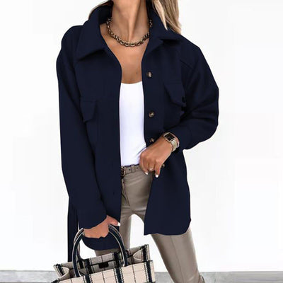 Elegante Freizeitjacke mit Reißverschluss und schlankem Schnitt - Damen