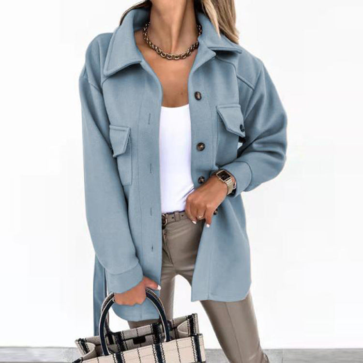 Elegante Freizeitjacke mit Reißverschluss und schlankem Schnitt - Damen