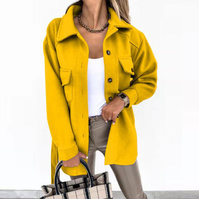 Elegante Freizeitjacke mit Reißverschluss und schlankem Schnitt - Damen