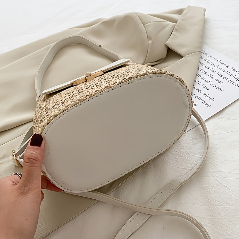 Avery | Chic Strohhandtasche für Damen