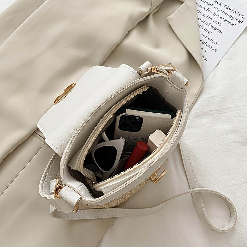 Avery | Chic Strohhandtasche für Damen
