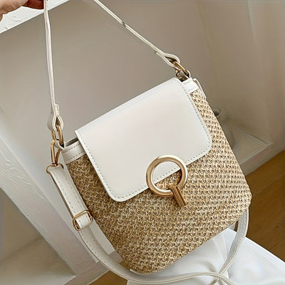 Avery | Chic Strohhandtasche für Damen
