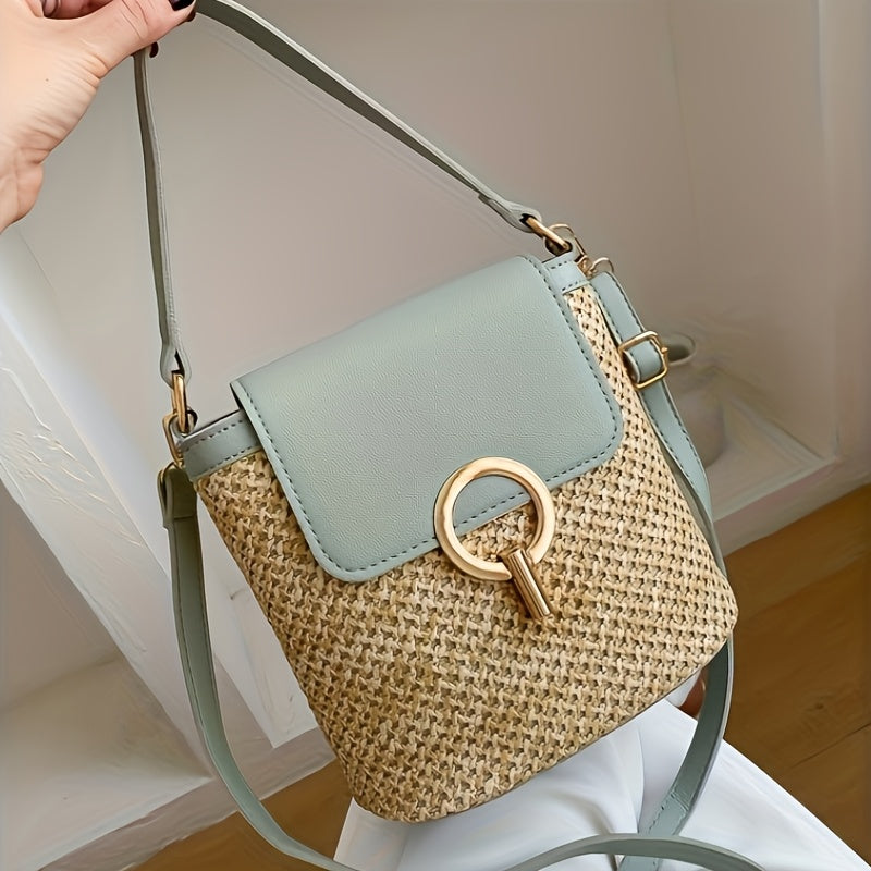 Avery | Chic Strohhandtasche für Damen