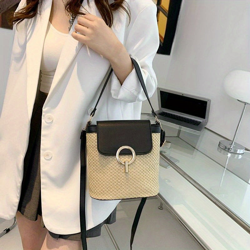 Avery | Chic Strohhandtasche für Damen
