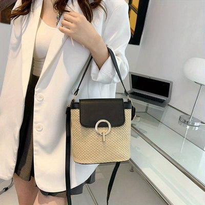 Avery | Chic Strohhandtasche für Damen