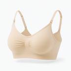 Beige Breastfeeding bra