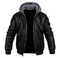 BENJAMIN - Elegante Winterjacke aus Premium-Leder mit Kapuze