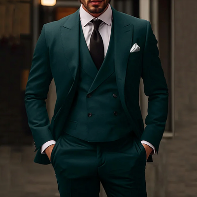 MAEL | 3 Stück Slim-Fit Anzug für Männer mit Stil