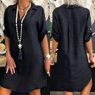 Mylah - Sommerliches Blusenkleid aus soft-touch-stoff