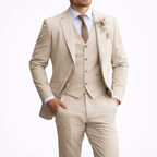Brecken Elegant 3-piece suit for men - timeless sophistication for every occasion