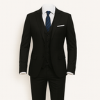 Black Brecken Elegant 3-piece suit for men - timeless sophistication for every occasion