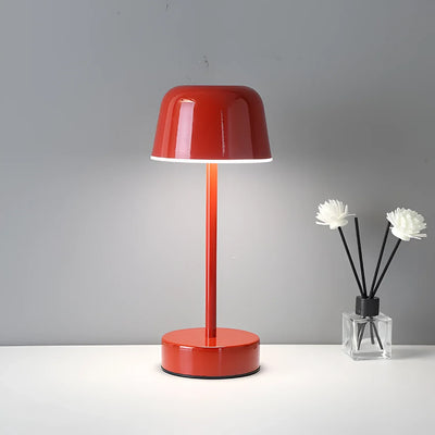 Bunte LED-Tischlampe im Retrodesign, kabellos, USB