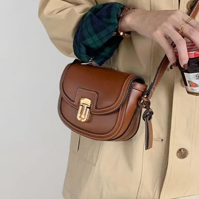 Elegante Crossbody-Tasche mit Klappe für Frauen