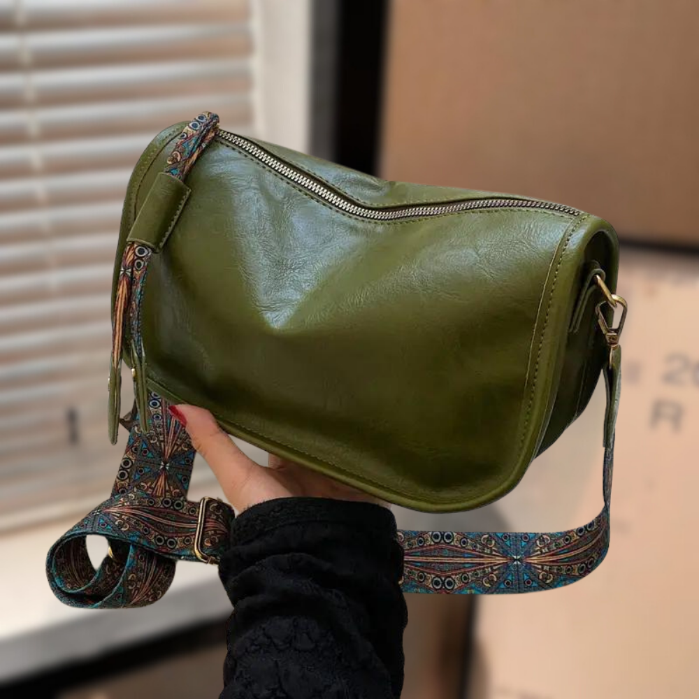 Stilvolle Crossbody-Tasche für Wintermode und Alltag