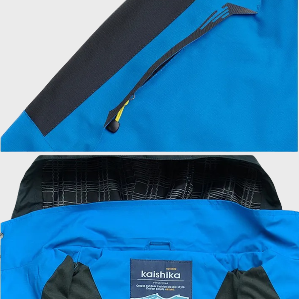 Herren-Softshell-Outdoorjacke mit Kapuze, winddichter Membrane und wasserabweisender Ausrüstung