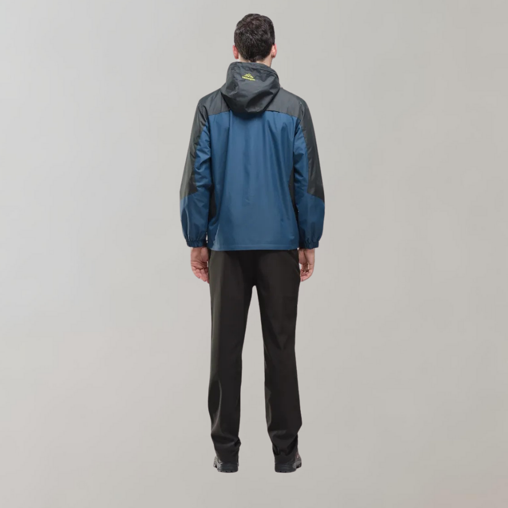 Herren-Softshell-Outdoorjacke mit Kapuze, winddichter Membrane und wasserabweisender Ausrüstung