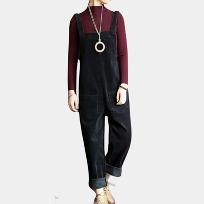 Lässiger Cordsamt-Sommer-Overall für Frauen